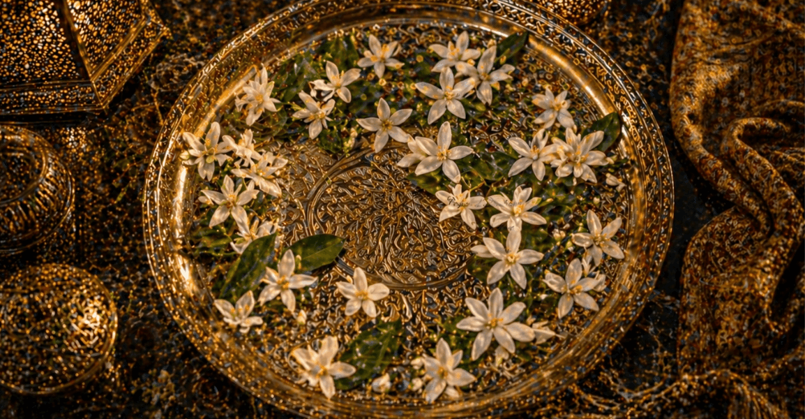 Fleurs d'oranger et inspiration orientale rafiinée